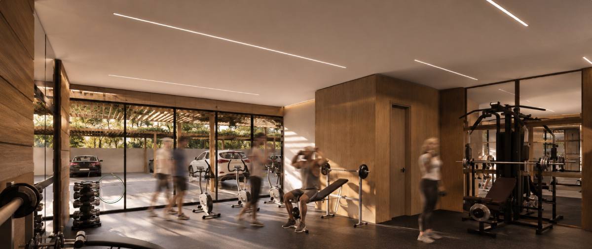 Gimnasio equipado